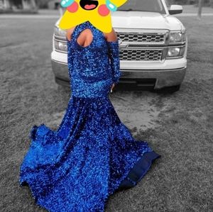 Blue, Medium -Large- Prom dress